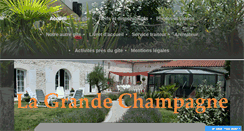 Desktop Screenshot of gite-la-grande-champagne.fr